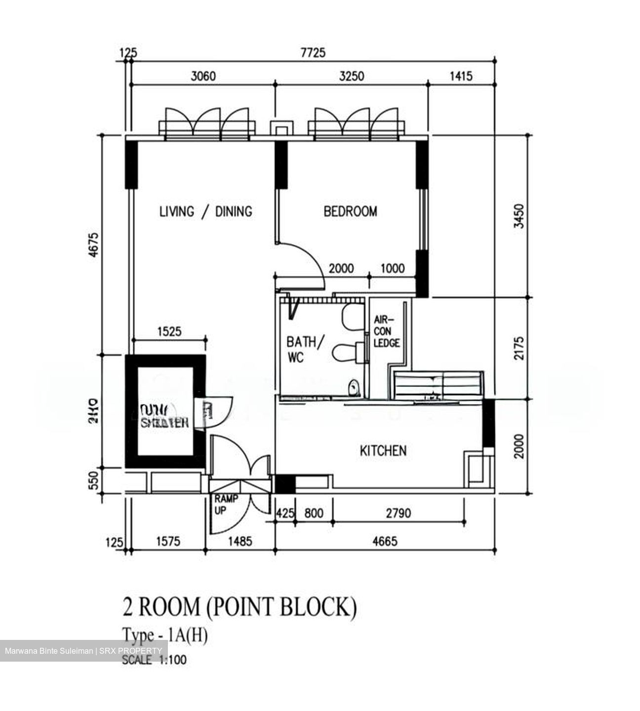 Blk 424B Orchid Spring @ Yishun (Yishun), HDB 2 Rooms #559838781
